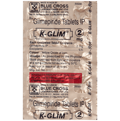 K-Glim 2mg Tablet