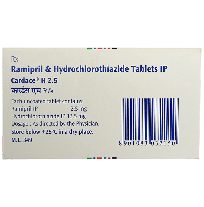 Cardace H 2.5 Tablet