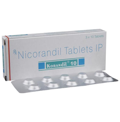 Korandil 10 Tablet - Classic Derma
