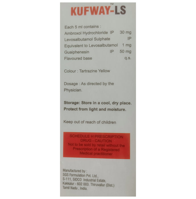Kufway-LS Syrup Strawberry Sugar Free