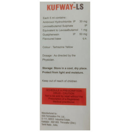 Kufway-LS Syrup Strawberry Sugar Free