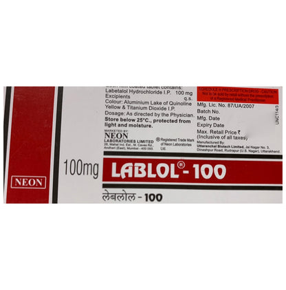 Lablol 100mg Tablet
