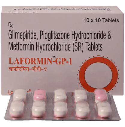 Laformin GP 1mg Tablet - Classic Derma