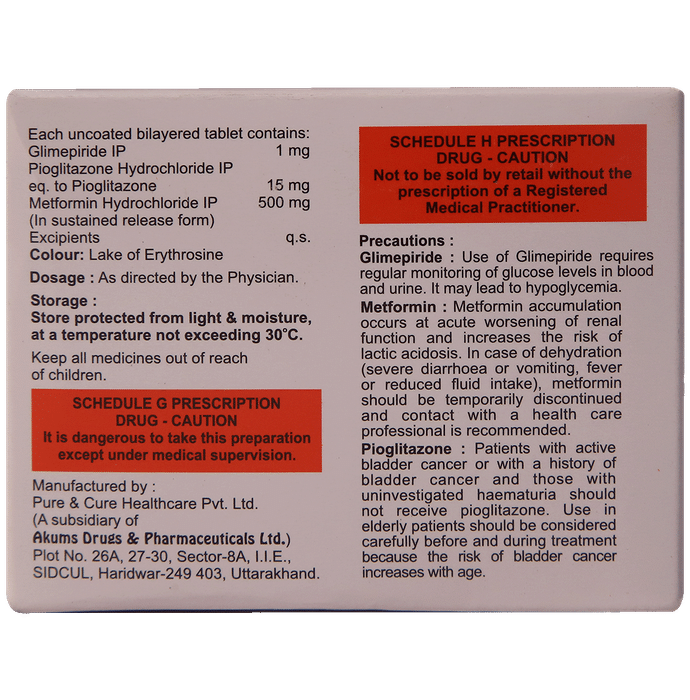 Laformin GP 1mg Tablet