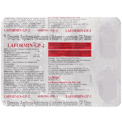 Laformin GP 2 Tablet