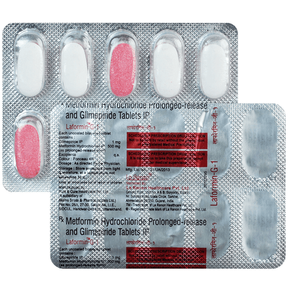 Laformin-G 1 Tablet PR - Classic Derma