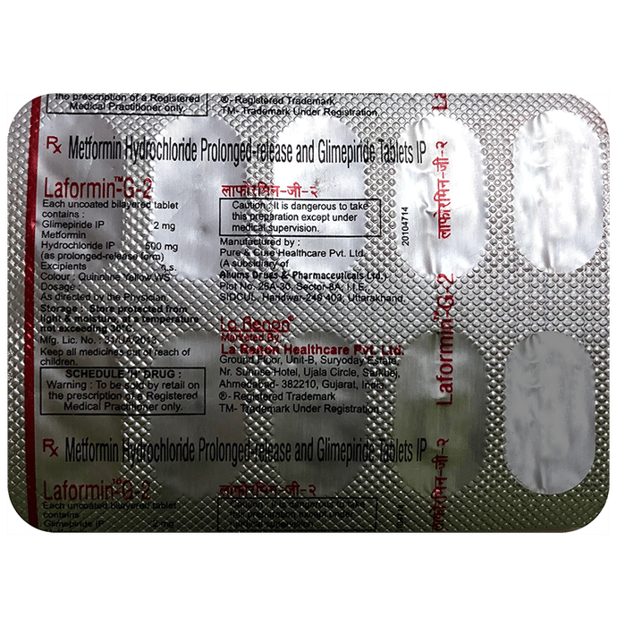 Laformin-G 2 Tablet PR