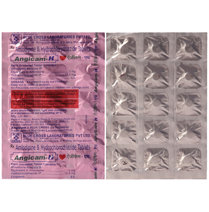 Angicam-H 5mg/12.5mg Tablet - Classic Derma
