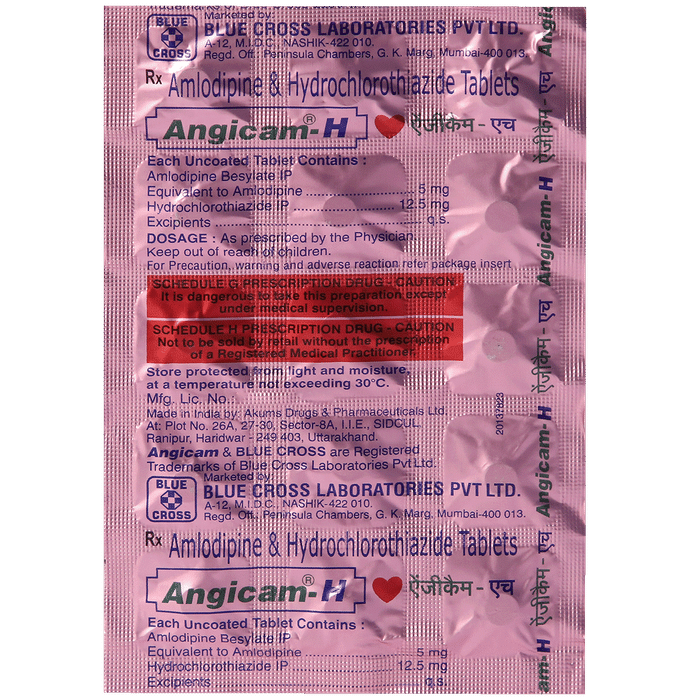 Angicam-H 5mg/12.5mg Tablet