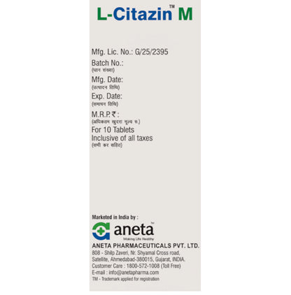 L-Citazin M Tablet