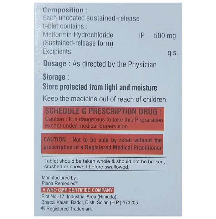 Lekamet SR 500 Tablet