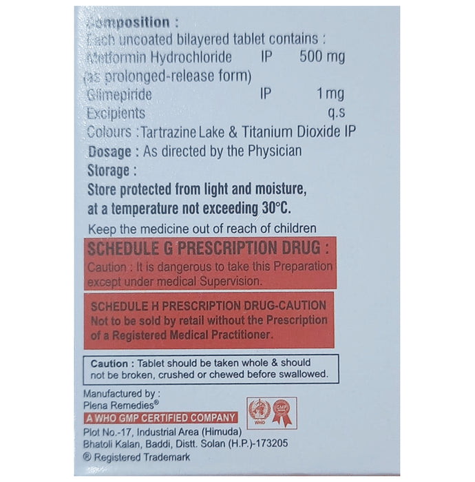 Lekamet-M 1 Tablet PR