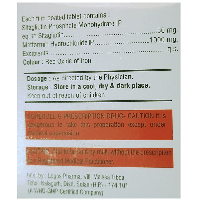 Letsita-M 50/1000 Tablet