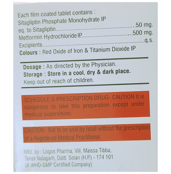 Letsita-M 50/500 Tablet