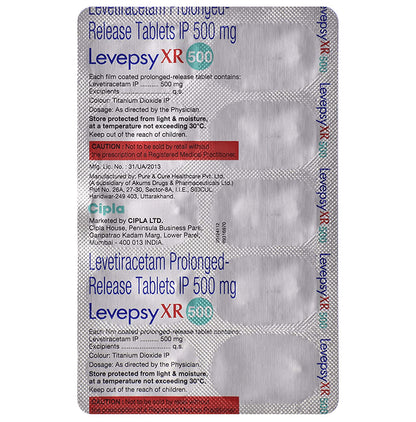 Levepsy XR 500 Tablet