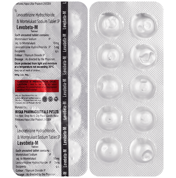 Levobeta M 5mg/10mg Tablet - Classic Derma