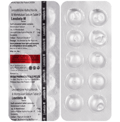 Levobeta M 5mg/10mg Tablet - Classic Derma