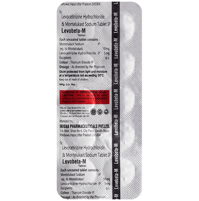Levobeta M 5mg/10mg Tablet