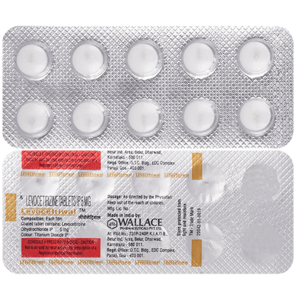 Levocetriwal 5mg Tablet - Classic Derma