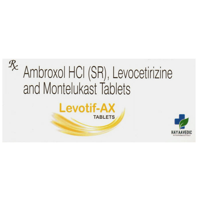 Levotif-AX Tablet SR - Classic Derma
