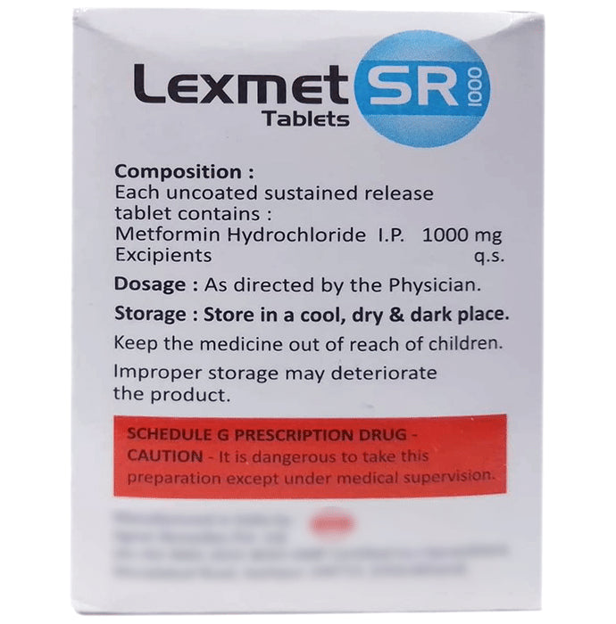 Lexmet SR 1000 Tablet - Classic Derma