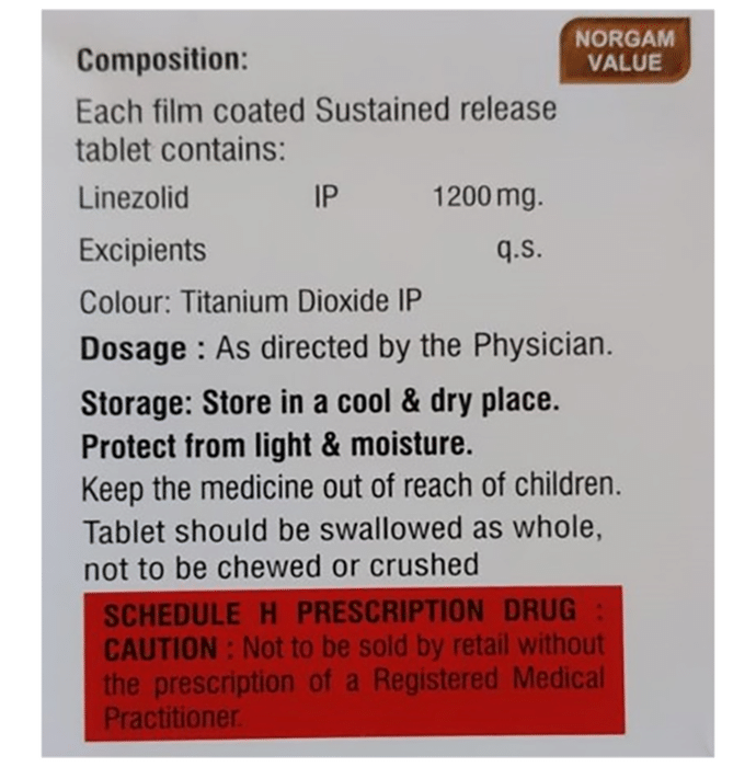 Lidbac 1200mg Tablet SR