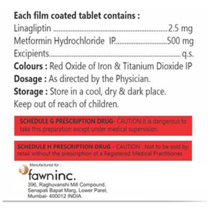 Ligotil-M 2.5/500 Tablet