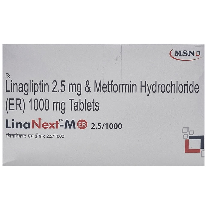 Linanext-M ER 2.5/1000 Tablet - Classic Derma