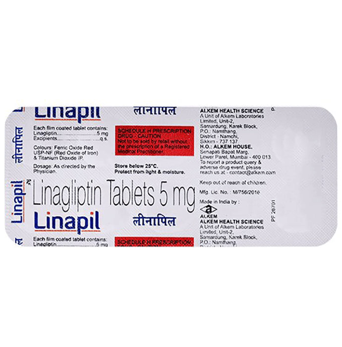 Linapil 5mg Tablet - Classic Derma