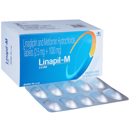 Linapil-M 2.5/1000 Tablet - Classic Derma