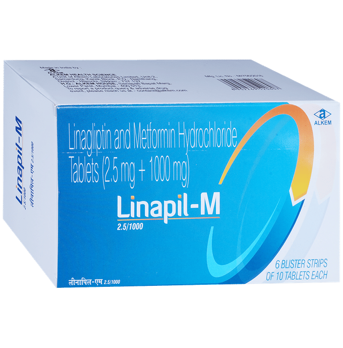 Linapil-M 2.5/1000 Tablet