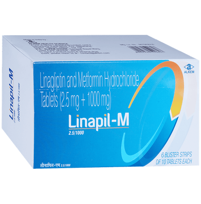 Linapil-M 2.5/1000 Tablet