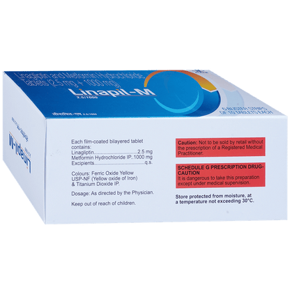 Linapil-M 2.5/1000 Tablet