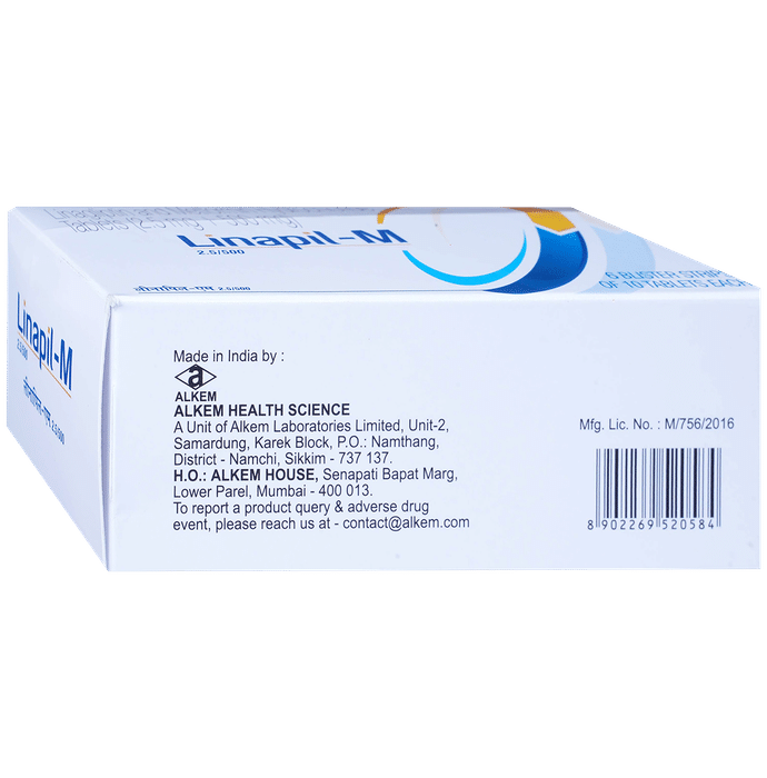 Linapil-M 2.5/500 Tablet