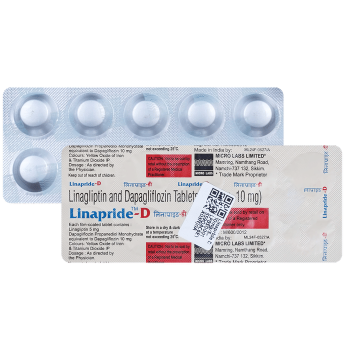 Linapride D 10mg/5mg Tablet - Classic Derma