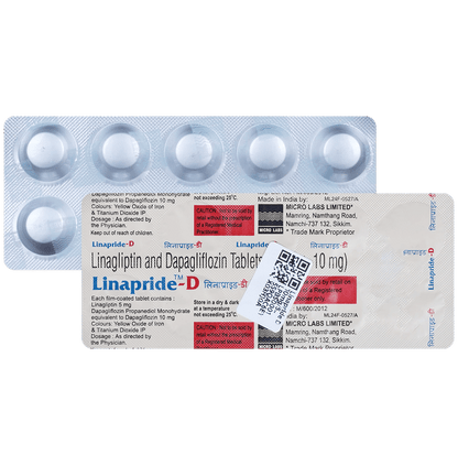 Linapride D 10mg/5mg Tablet - Classic Derma