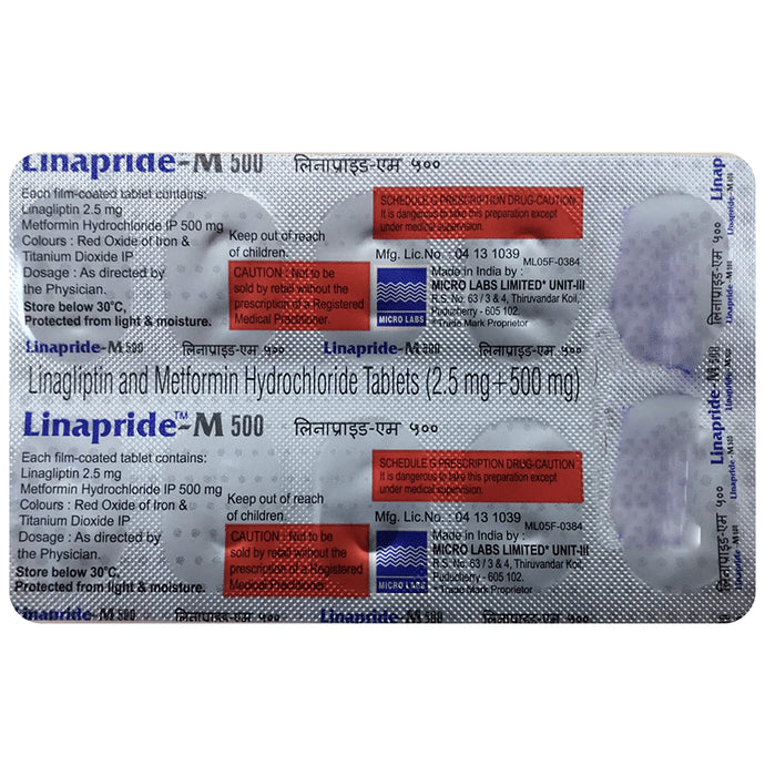 Linapride-M 500 Tablet