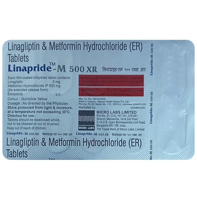 Linapride-M 500 XR Tablet