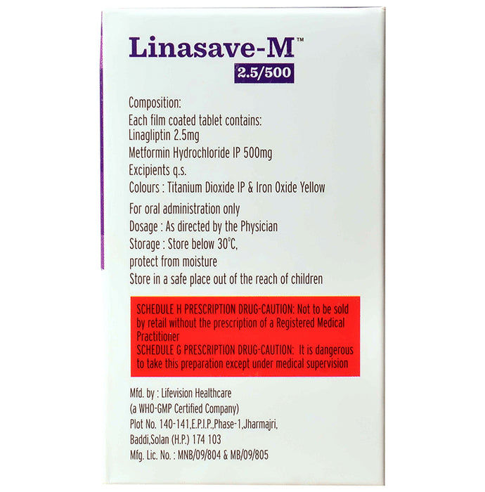 Linasave-M 2.5/500 Tablet