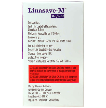 Linasave-M 2.5/500 Tablet