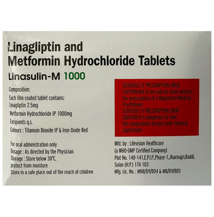 Linasulin-M 1000 Tablet