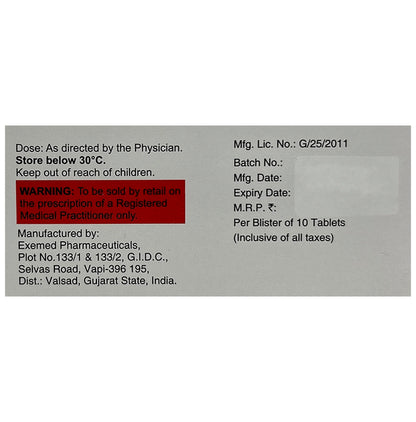 Linero D 10mg/5mg Tablet