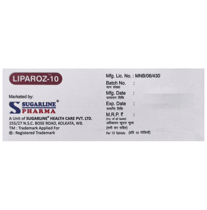 Liparoz 10 Tablet