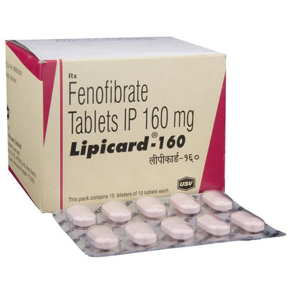 Lipicard 160 Tablet - Classic Derma