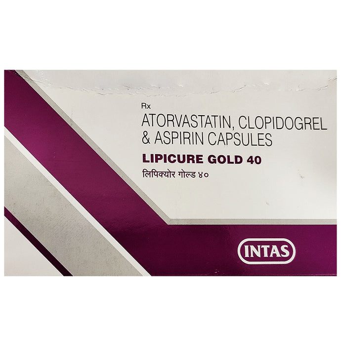 Lipicure Gold 40 Capsule - Classic Derma