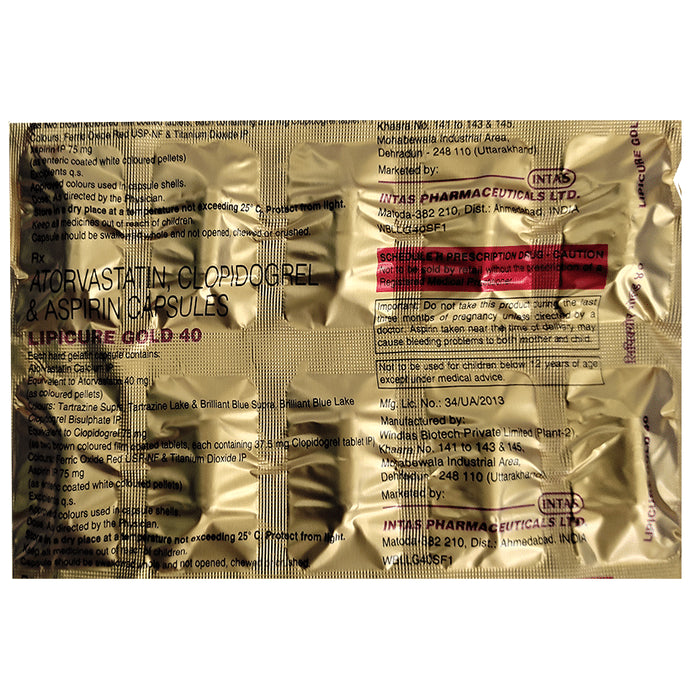 Lipicure Gold 40 Capsule