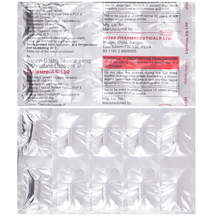 Lipicure-AS 150 Capsule - Classic Derma
