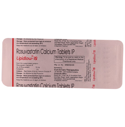 Lipidlow 10 Tablet