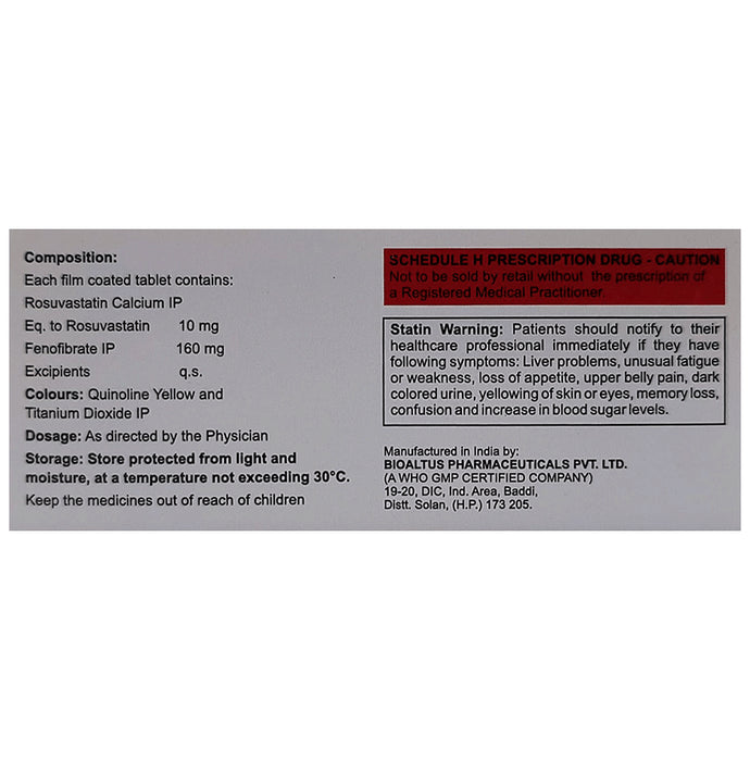 Lipihit F 10 Tablet