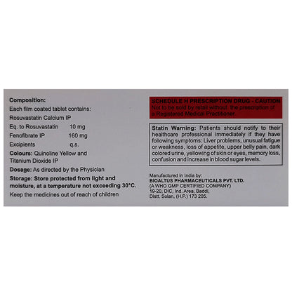 Lipihit F 10 Tablet